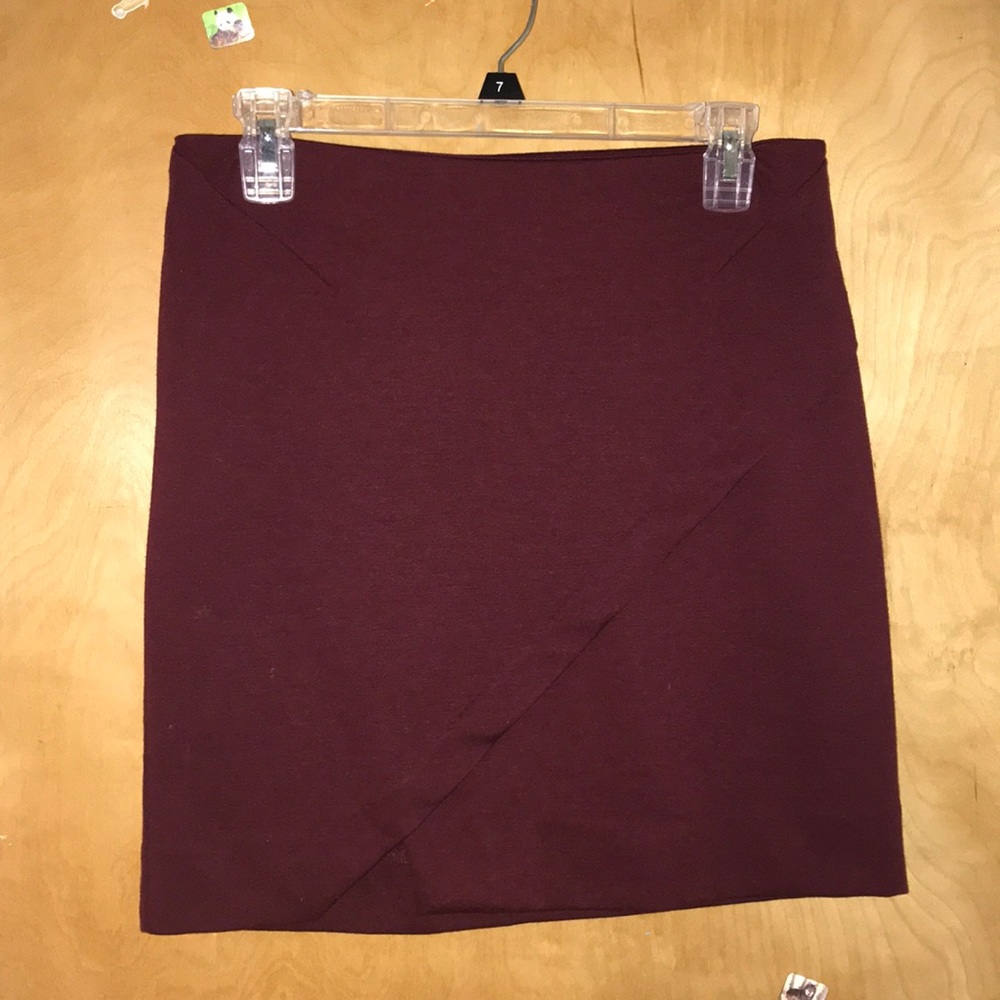 Maroon skirt